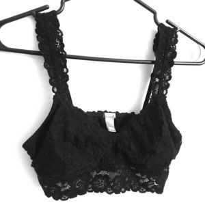 Aerie Black Lace Bralette , American Eagle
